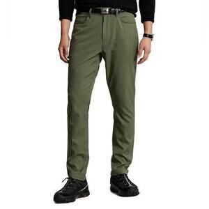 Polo Ralph Lauren Slim Fit Performance Stretch Chino Pants in Dark Sage Sz 33x30